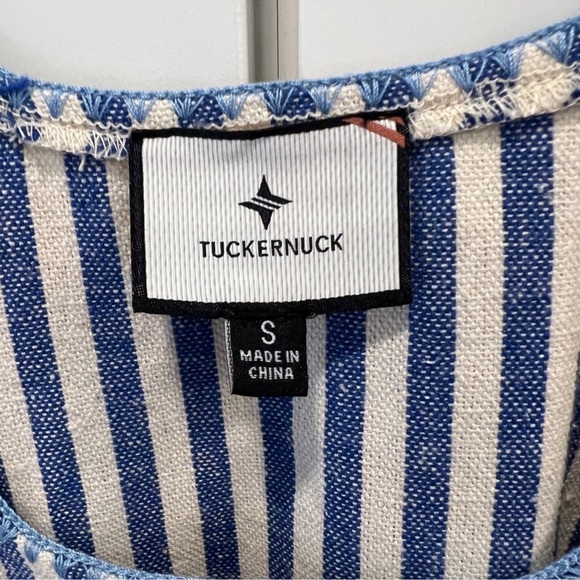 TUCKERNUCK MINI SULLIVAN EMBROIDERED
CANVAS SWIM COVERUP/DRESS, SIZE S, NWOT. - Picture 7 of 14